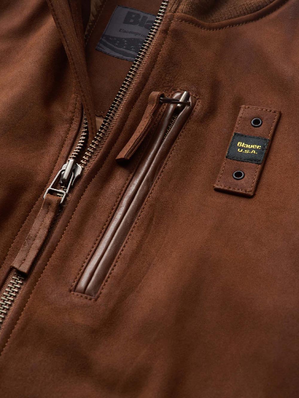Blauer Giubbino Uomo Marrone