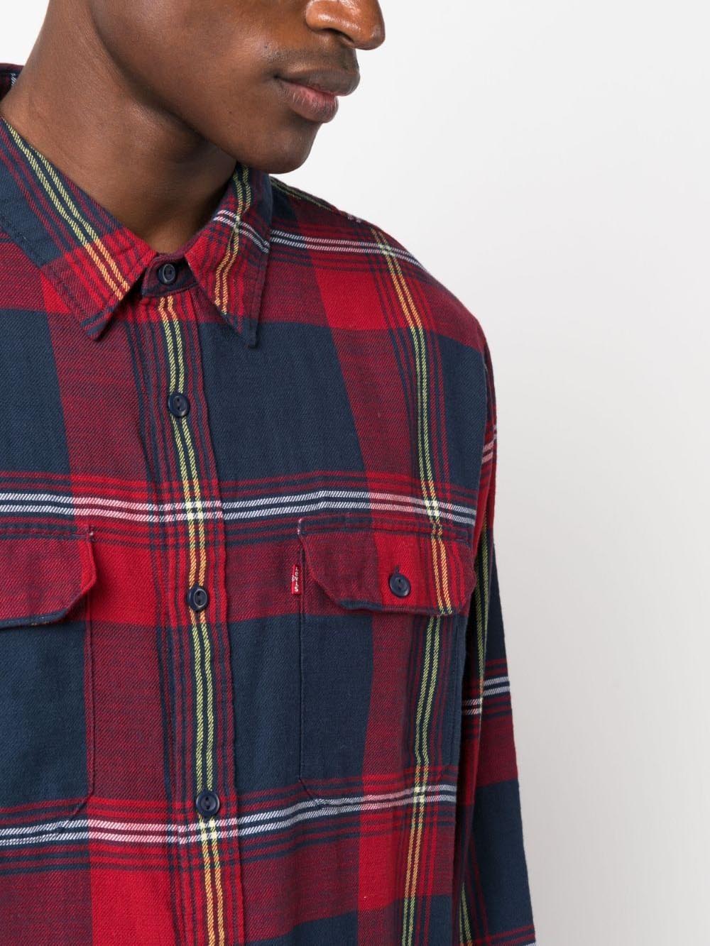 Levi's Camicia Uomo Blu/rosso