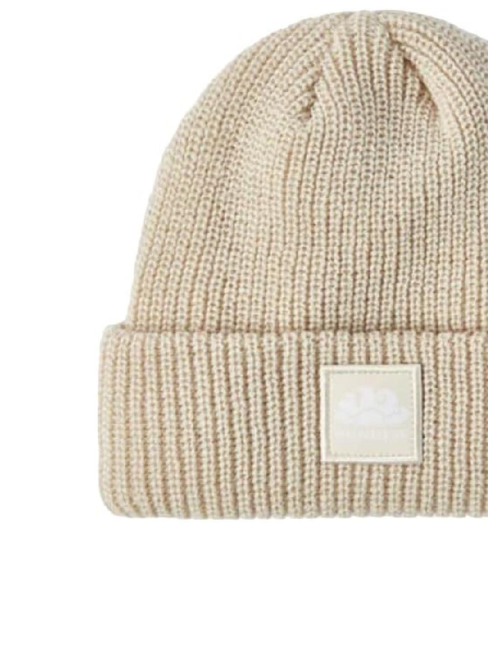 Sundek Cappello Unisex Beanie Am029ahpc100 Beige