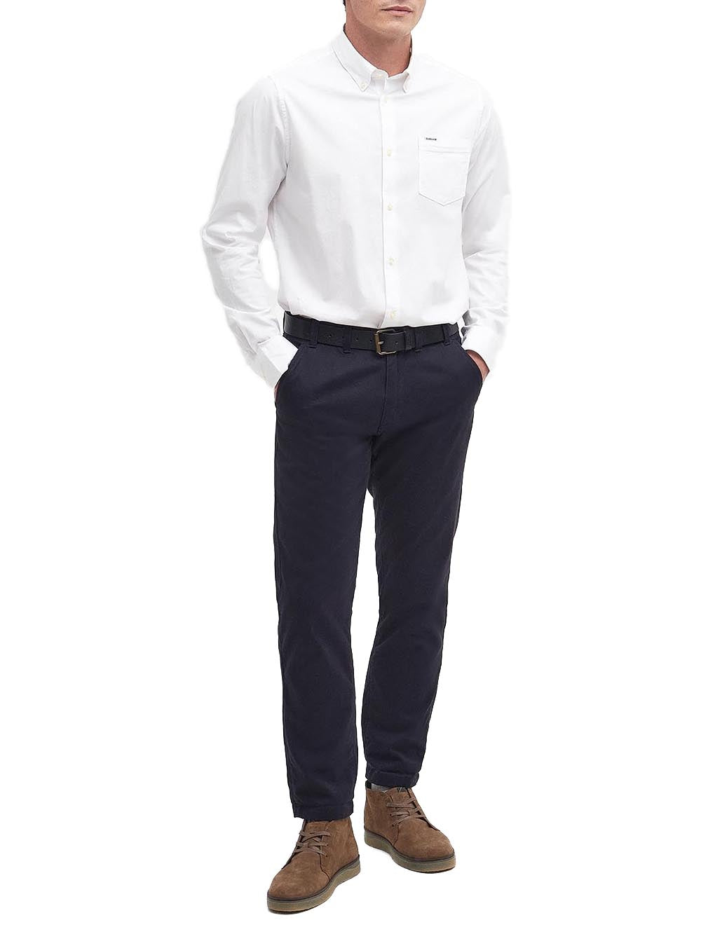 Barbour Camicia Uomo Bianco