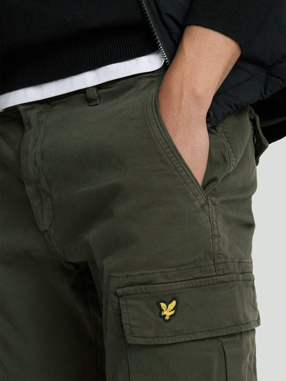 Lyle & Scott Pantalone Uomo Tr2109ita Verde militare