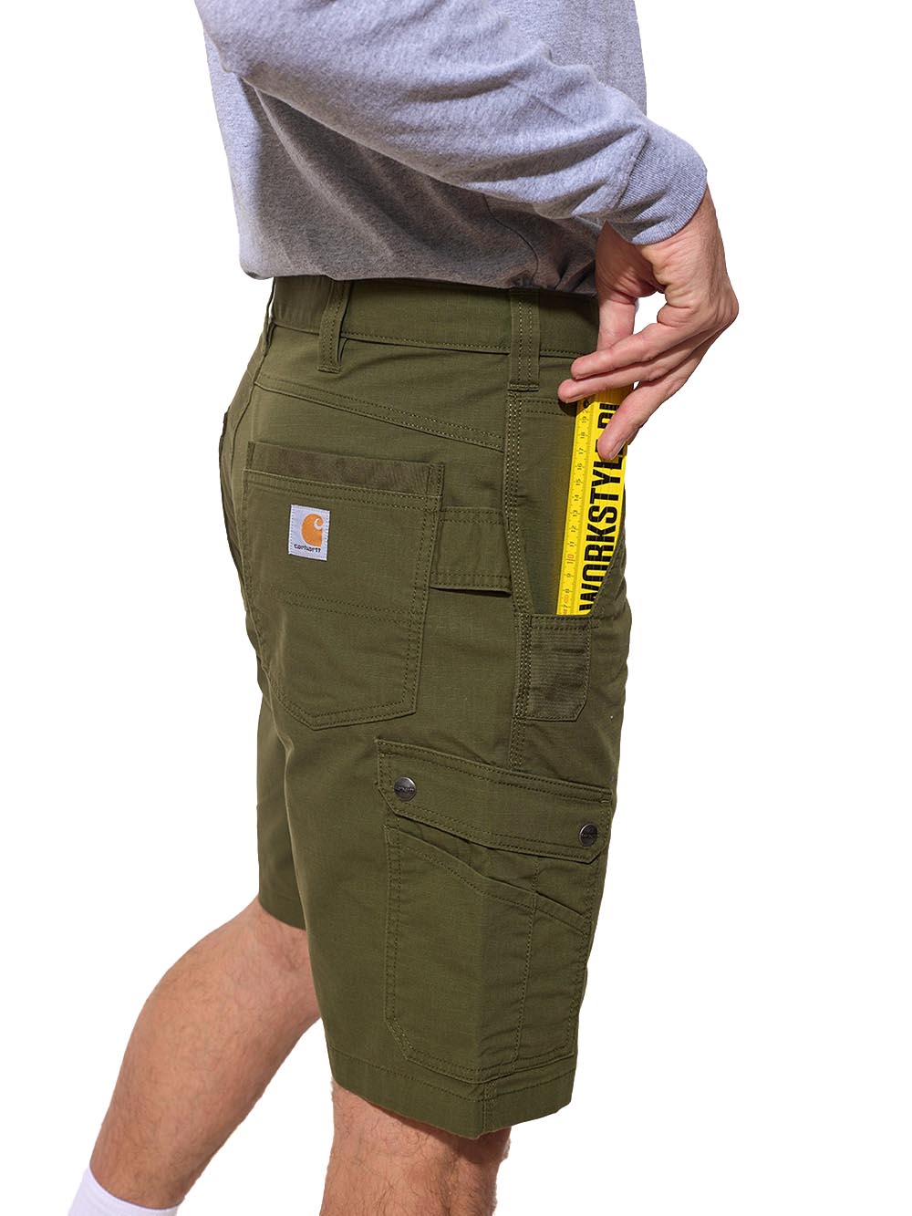 CARHARTT Bermuda Uomo 104727 Verde militare