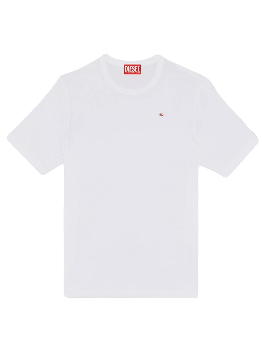 Diesel T-shirt Uomo T-AdjusT-Microdiv A14931 Bianco