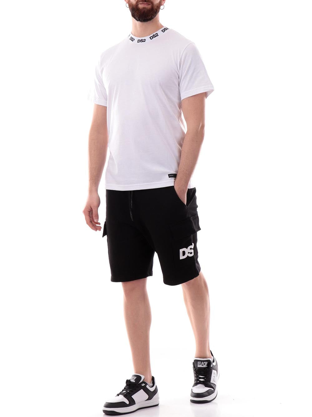 Ds2 T-shirt Uomo Ss25261 Bianco