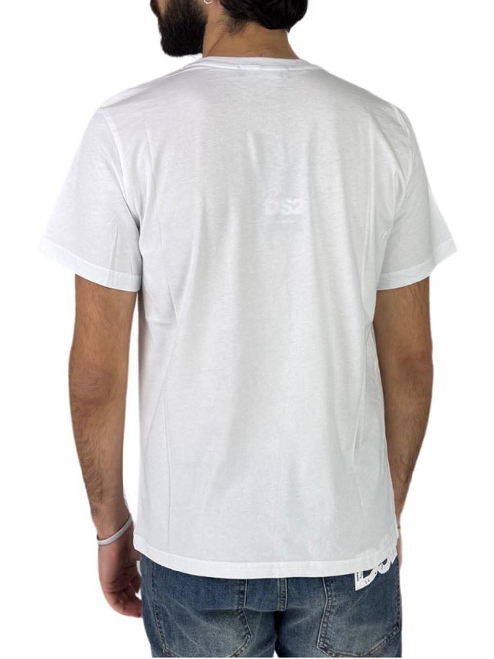 Ds2 T-shirt Uomo Ss25264 Bianco