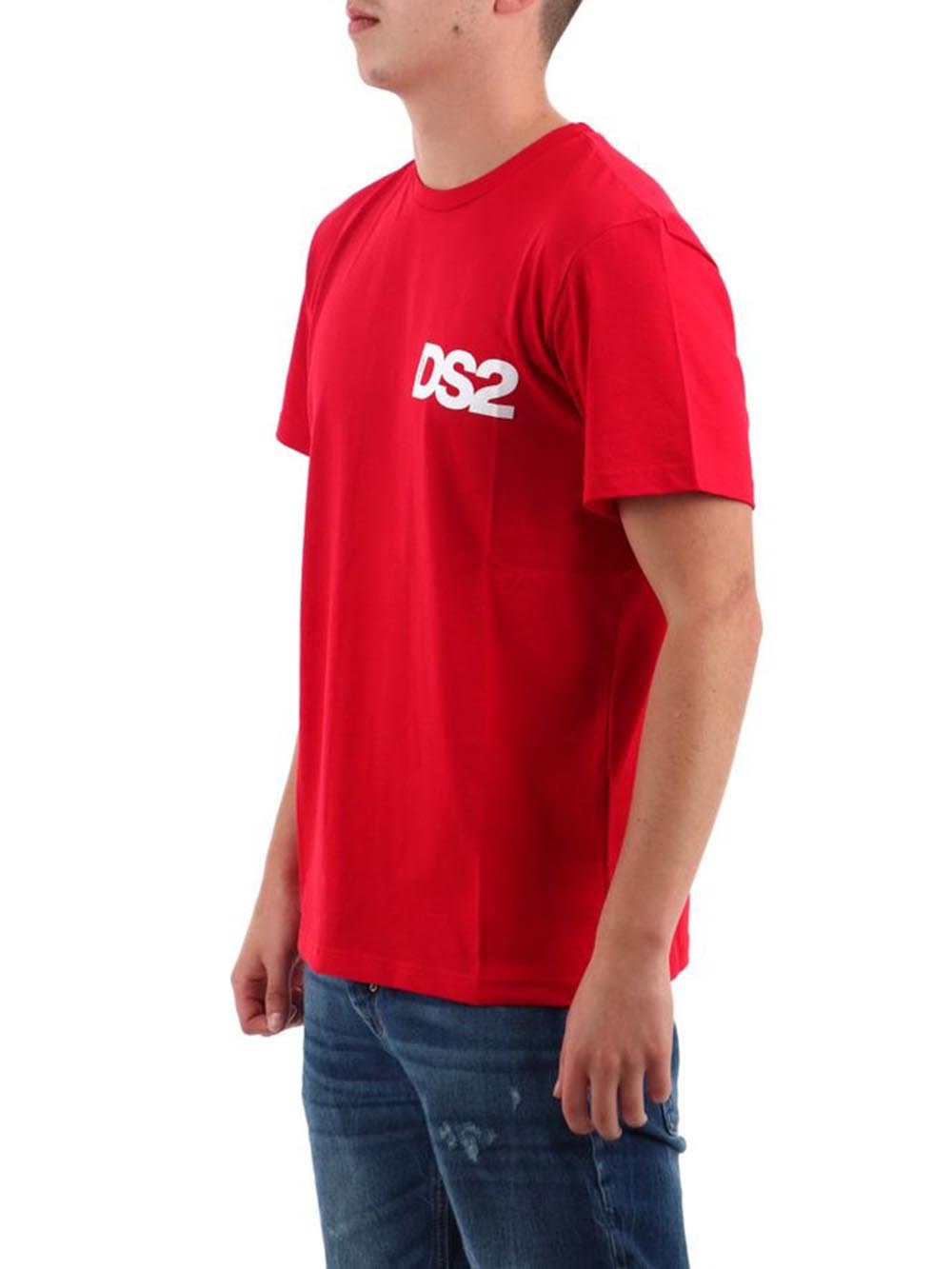 Ds2 T-shirt Uomo Ss25264 Rosso