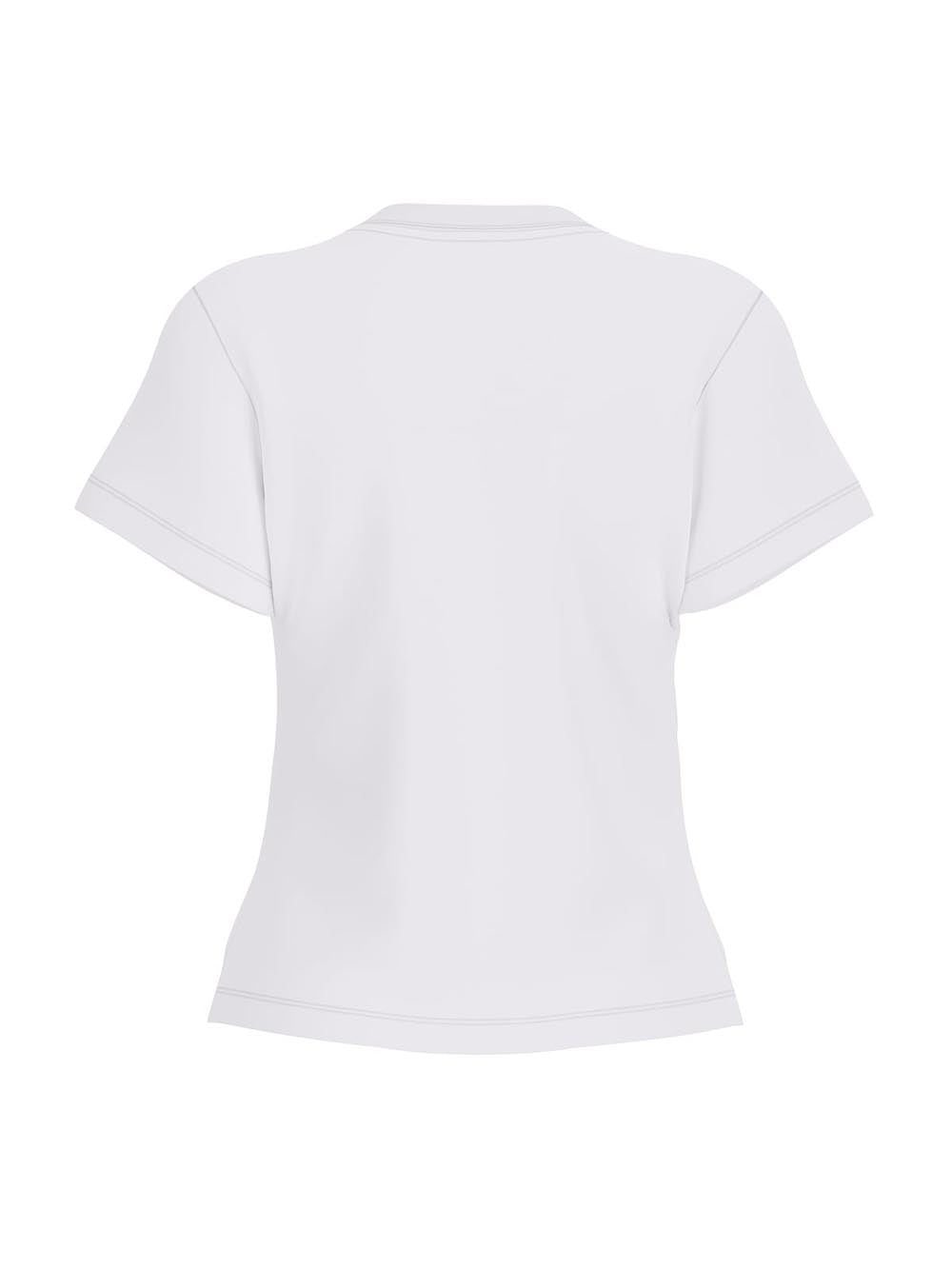 Guess T-shirt Donna V5gi10 K9rm1 Narciso Bianco