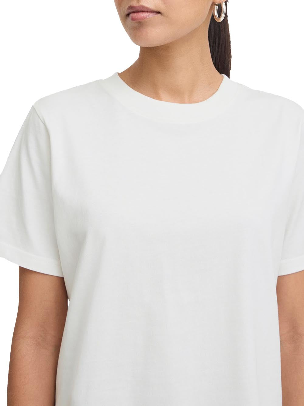 ICHI T-shirt Donna Palmer Loose 20119365 Bianco