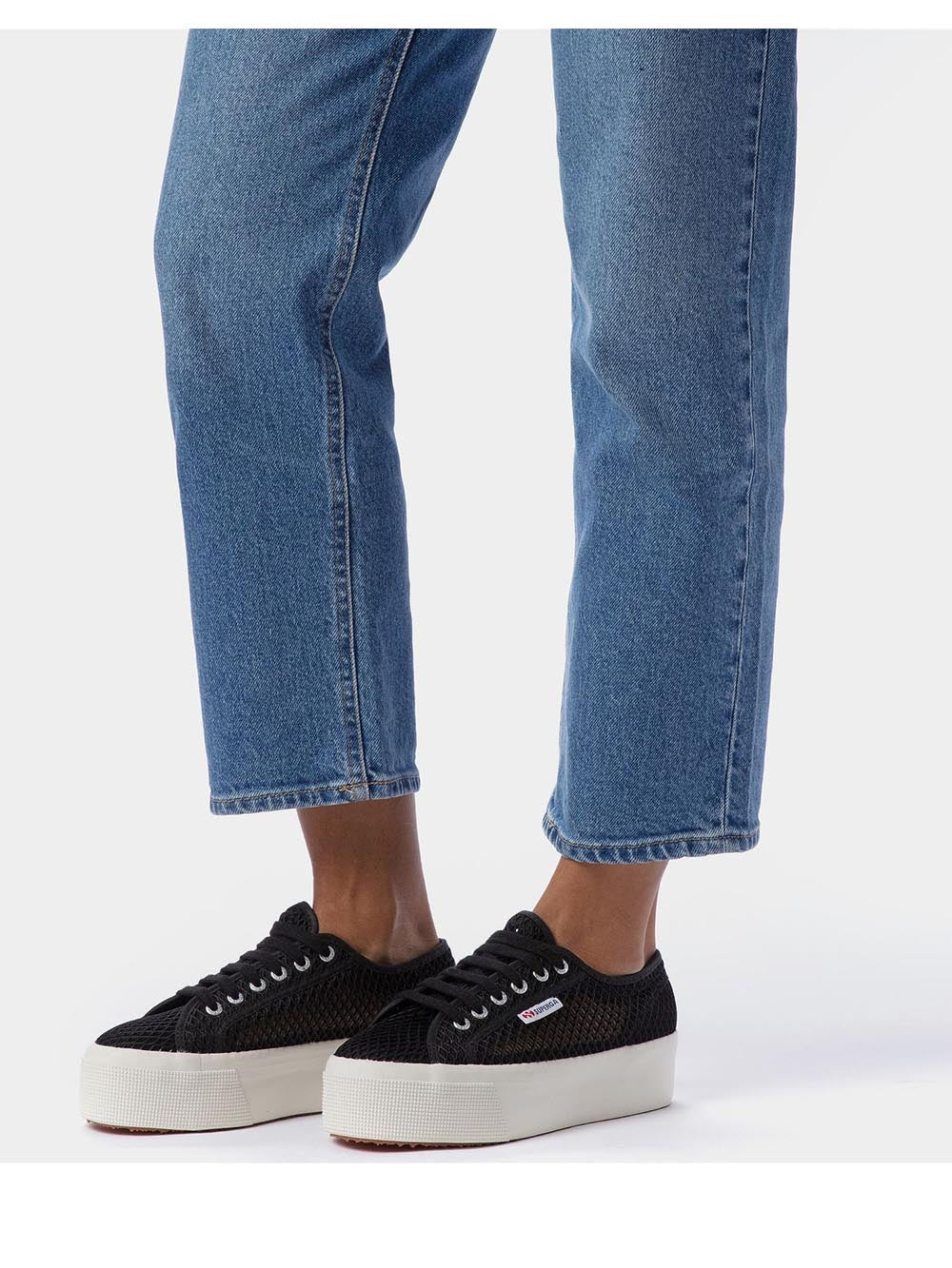 Superga Sneaker Donna 2740 Mesh Nero