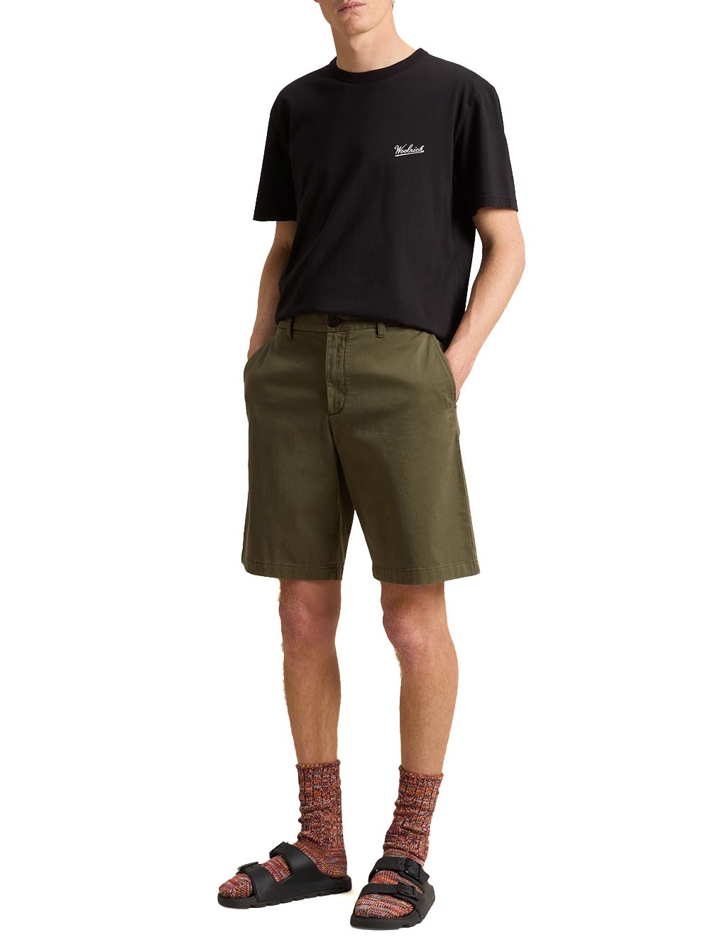 Woolrich Bermuda Uomo Cfwosh0100mrut3343 Verde