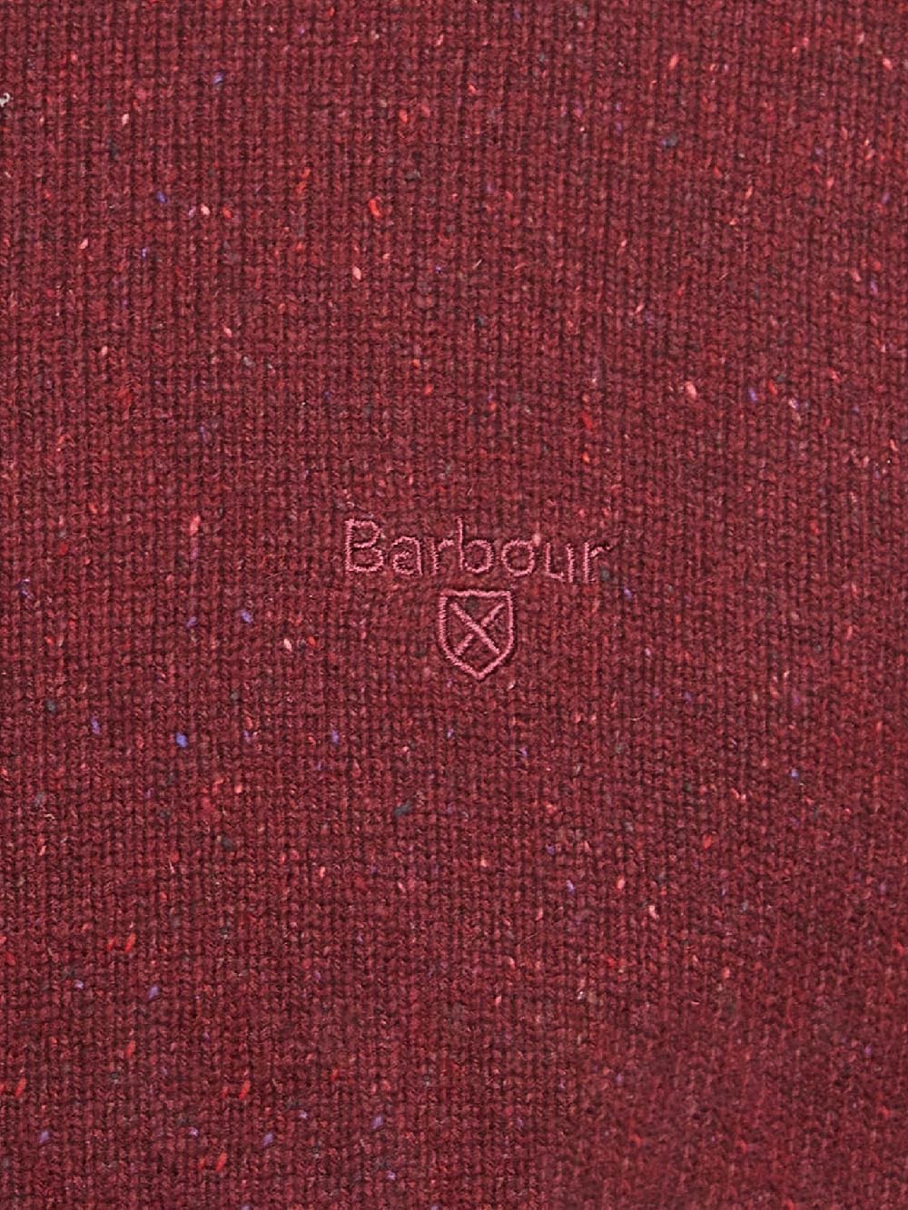 Barbour Pullover Uomo Mkn0844 Bordeaux