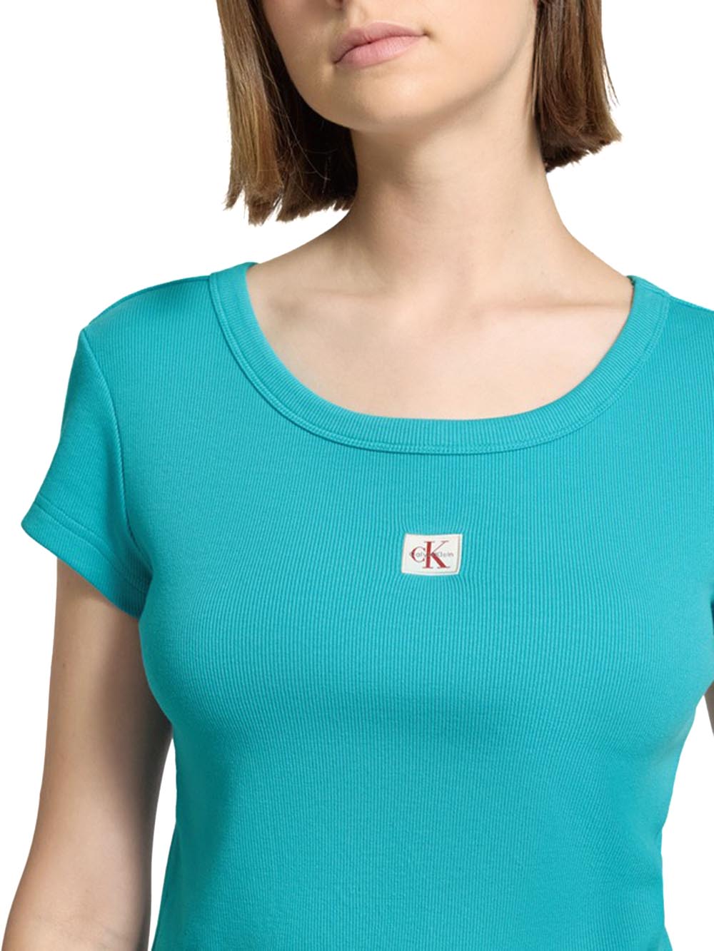 Calvin Klein T-shirt Donna Lv047c200g Verde