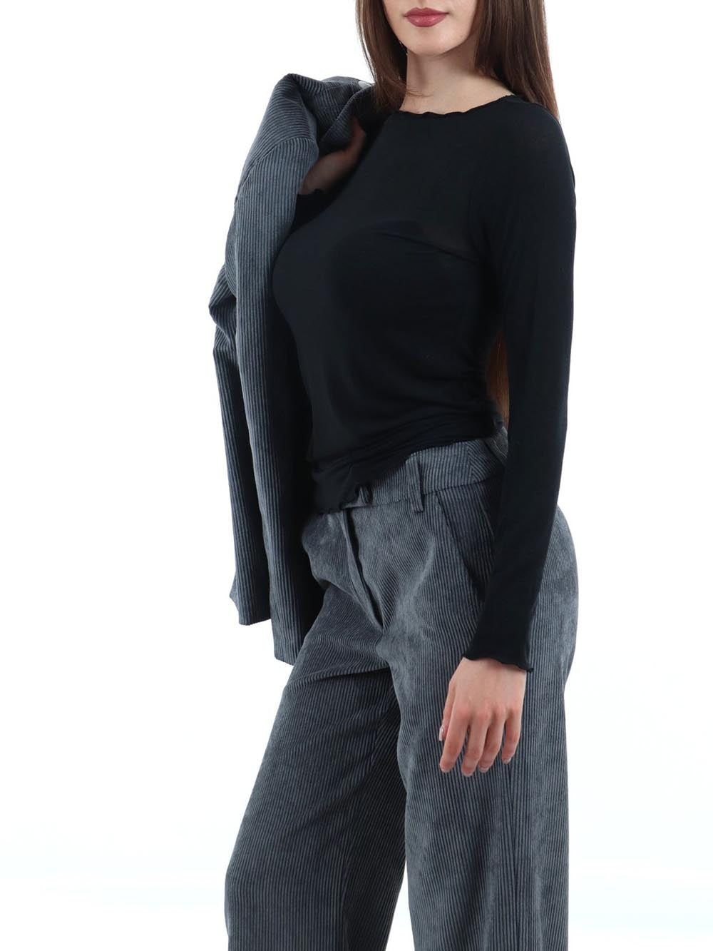 CHORAL Maglia Donna Sli5ml025219d Nero