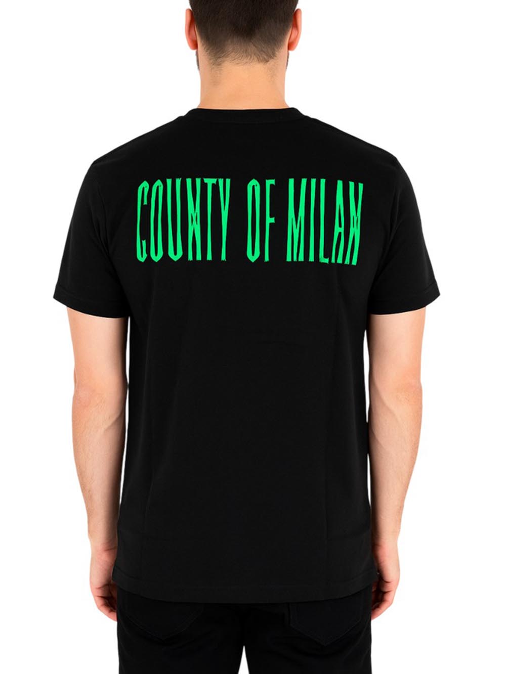 COUNTY OF MILAN T-shirt Uomo F5camath047 Nero
