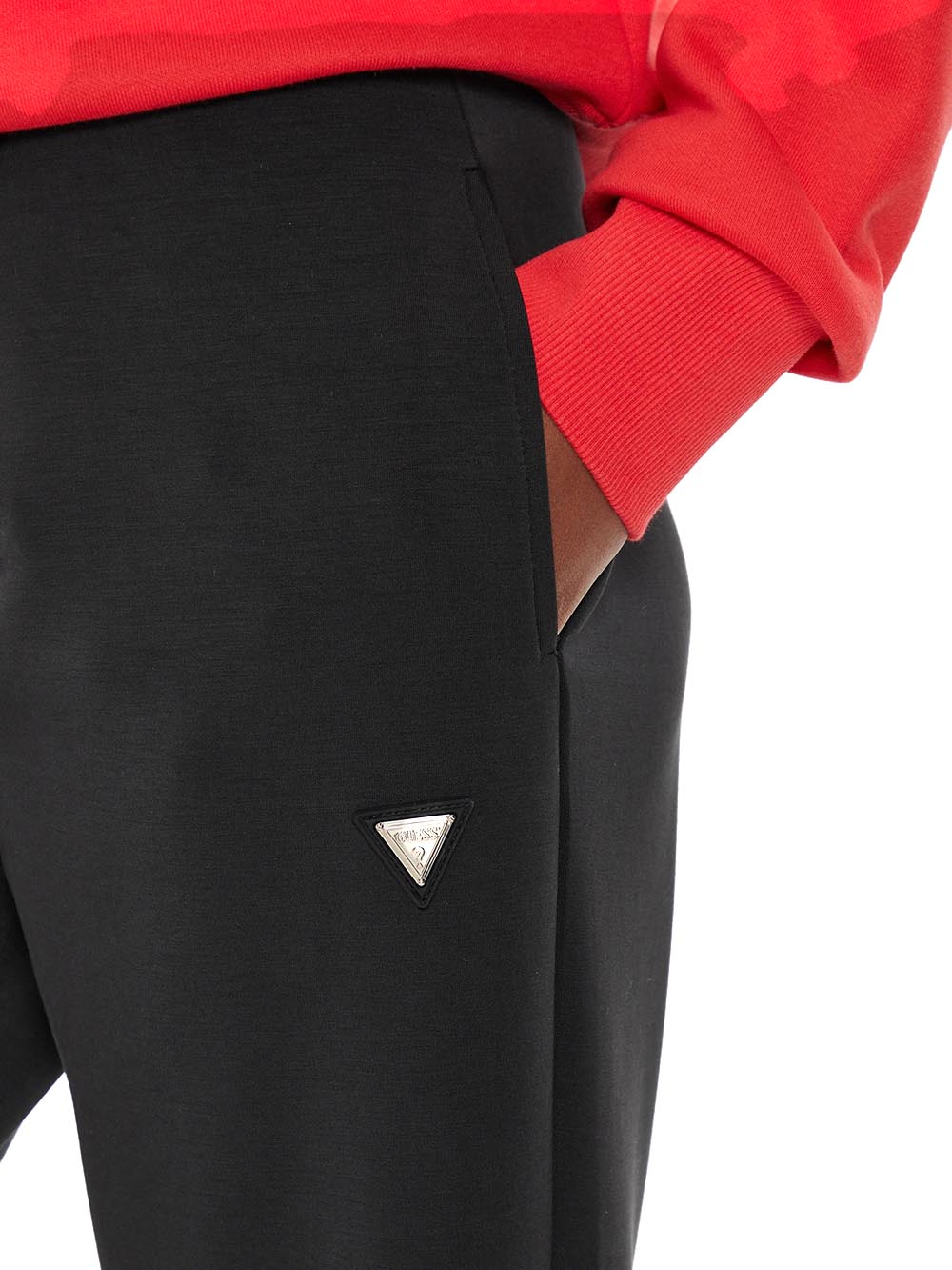 Guess Pantalone Donna V4yb08 Kcay2 Nero