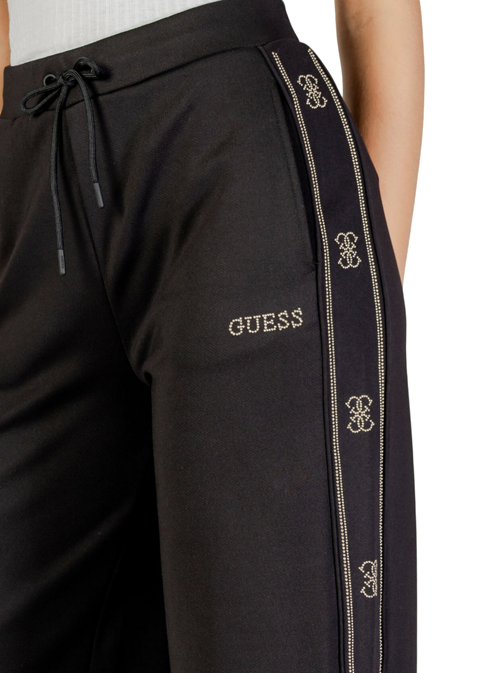 Guess Pantalone Donna V5bb12 Kcx22 Nero