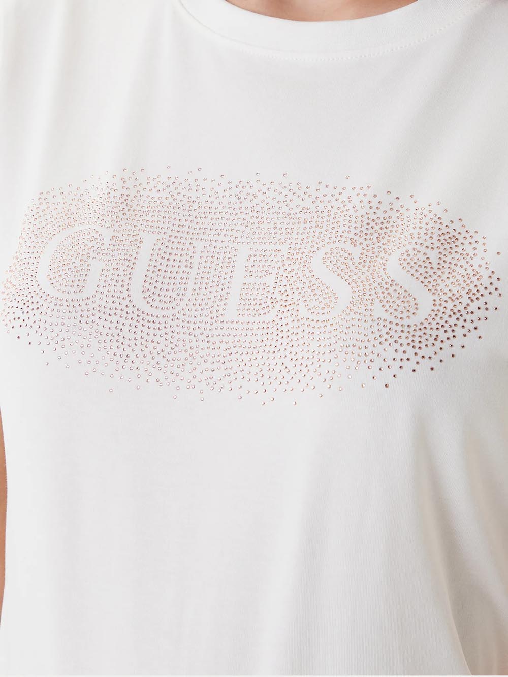 Guess T-shirt Donna V5yi08 J1314 Panna