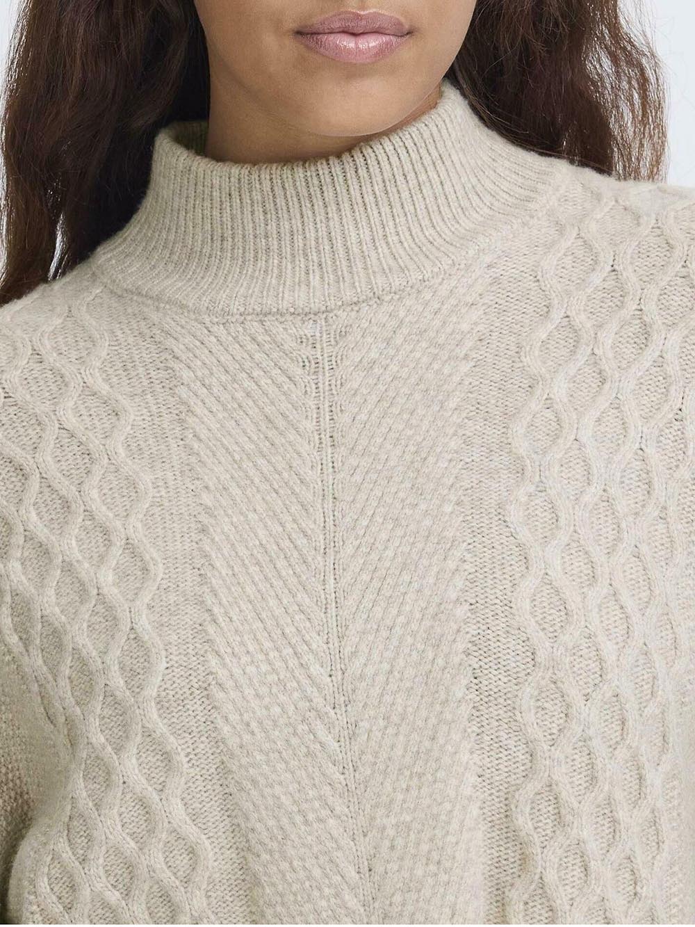 ICHI Maglia Donna 20124555 Tortora