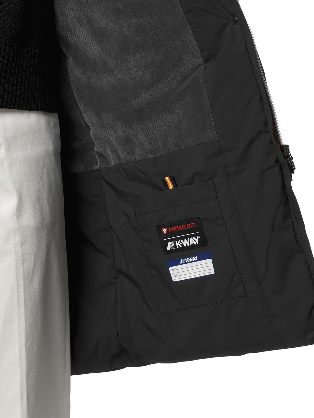 K-Way Giubbino Donna K2135vw Nero/blu