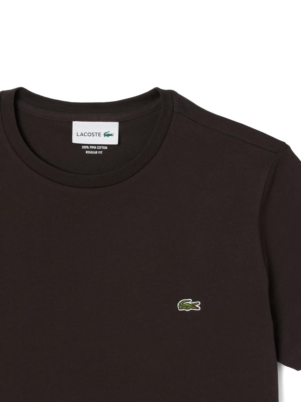 Lacoste T-shirt Uomo Th6709 Marrone