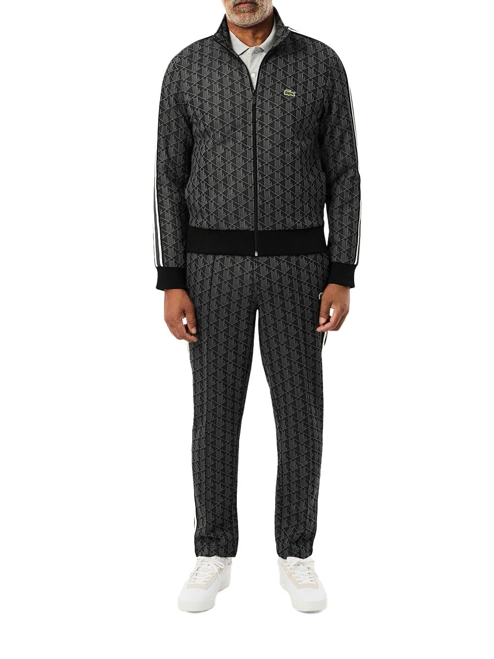 Lacoste Pantalone Uomo Xh1440 Nero/grigio