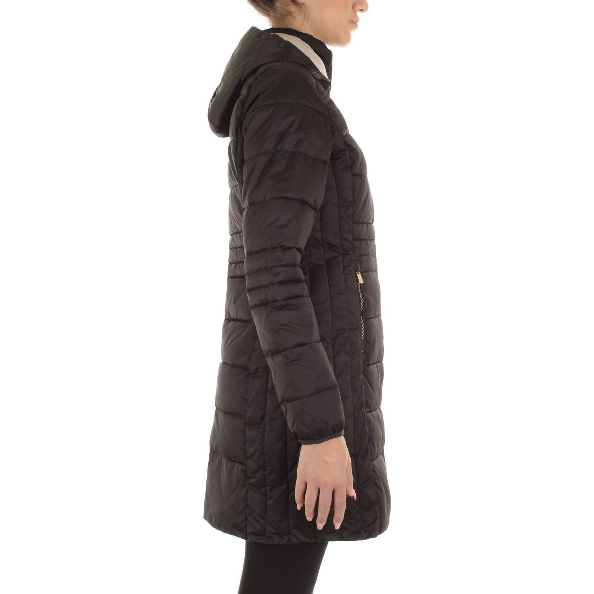 Yes Zee Cappotto Donna O017 M800 Nero