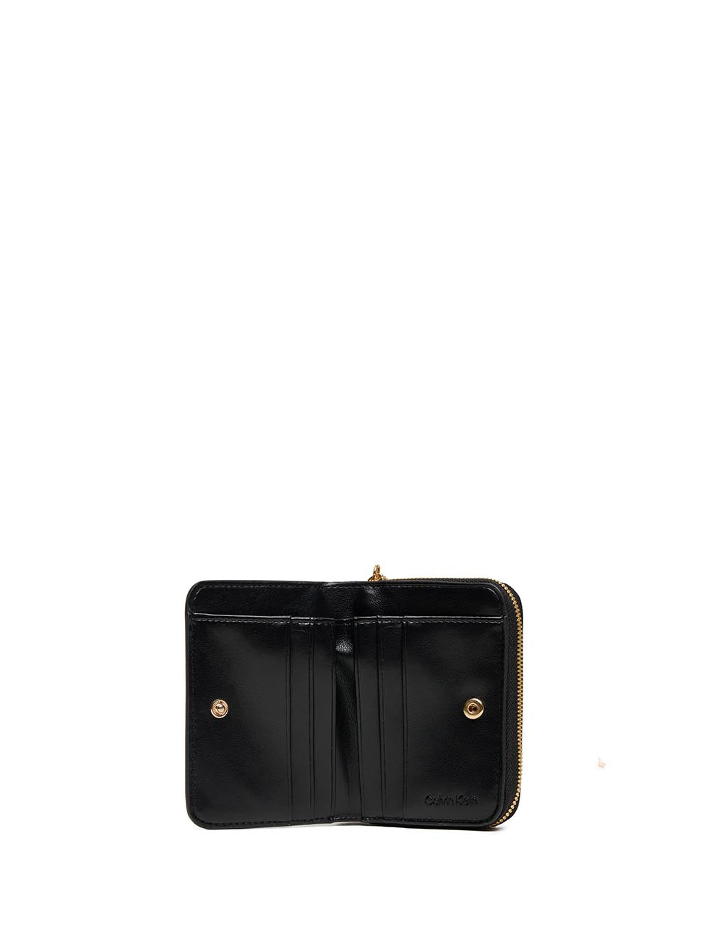medium flap zip around Calvin Klein Portafogli Donna Lv04f1075g Nero