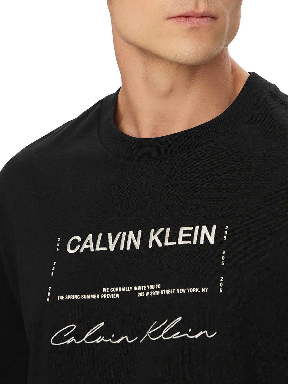 16s april graphic se Calvin Klein Jeans T-shirt Uomo Lv04re827g Nero