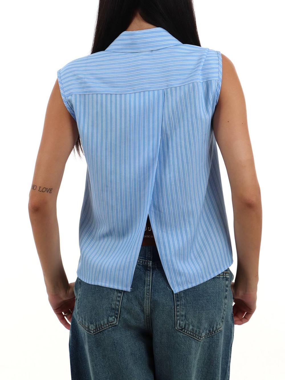 CHORAL Camicia Donna Pe26296 Celeste