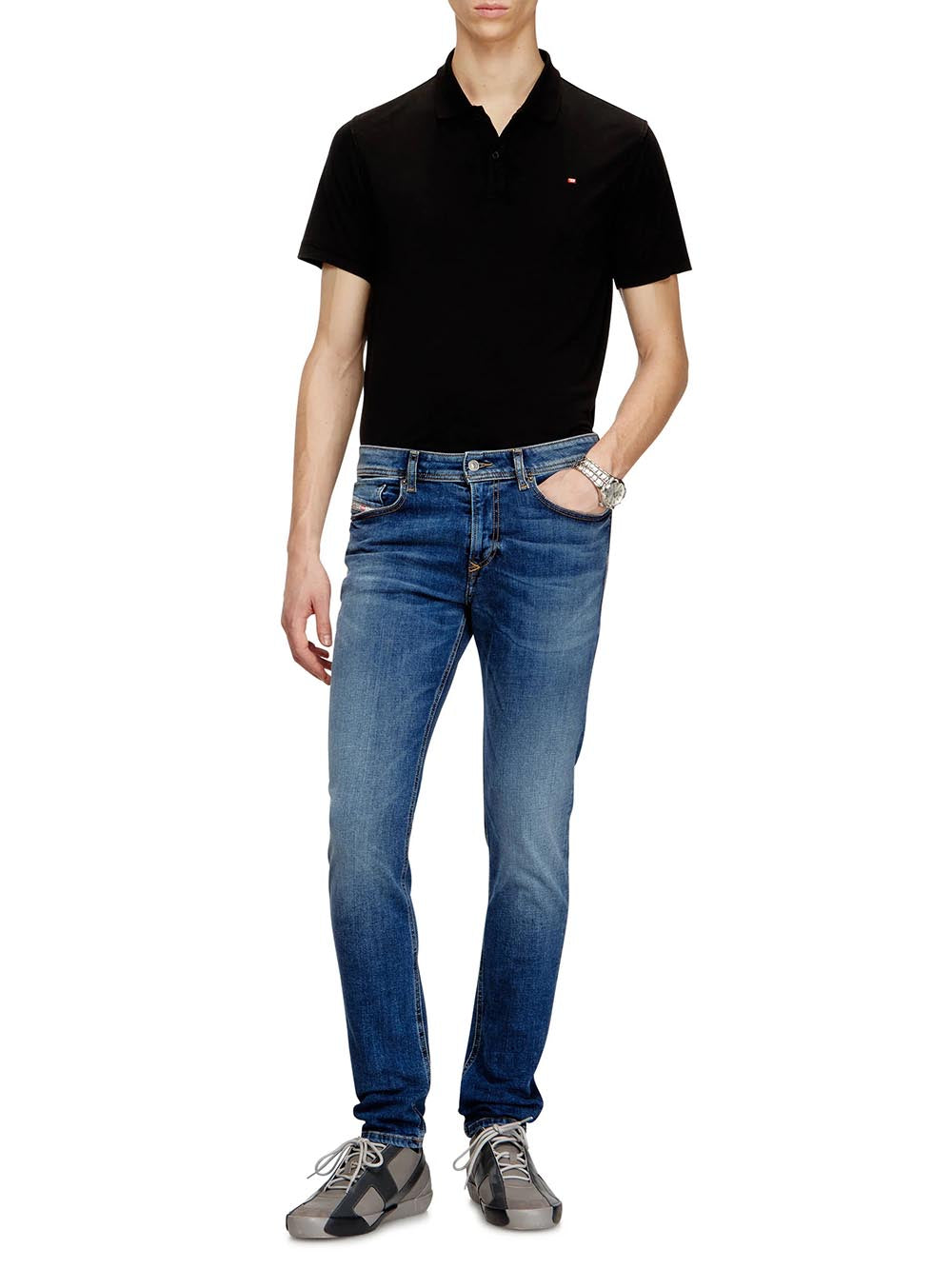 Diesel Jeans Uomo A03595 Blu medio