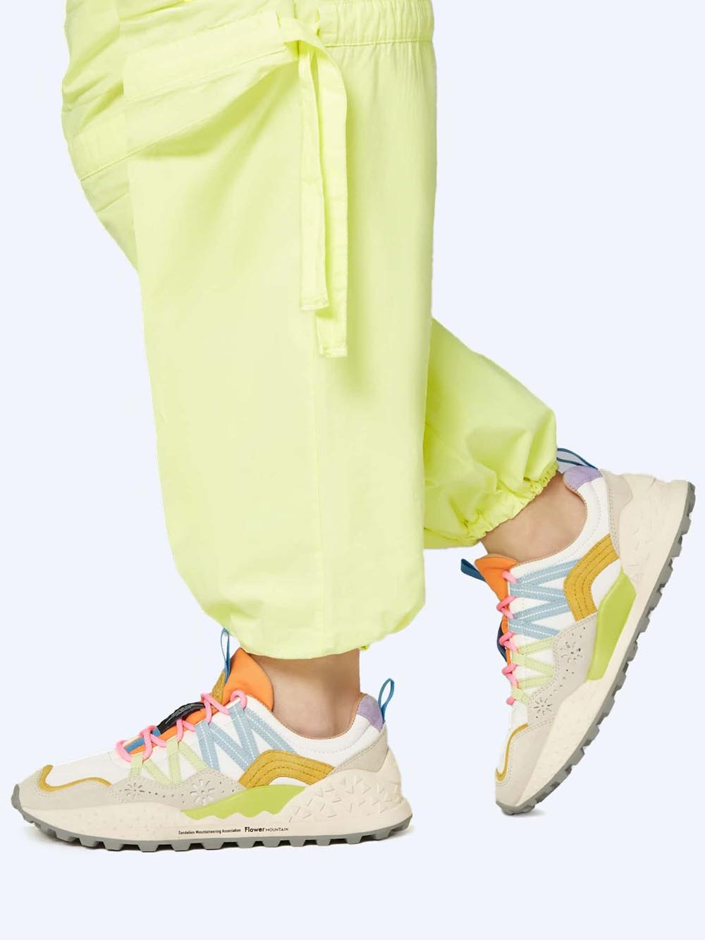washi woman Flower Mountain Sneaker Donna 201784401 Bianco