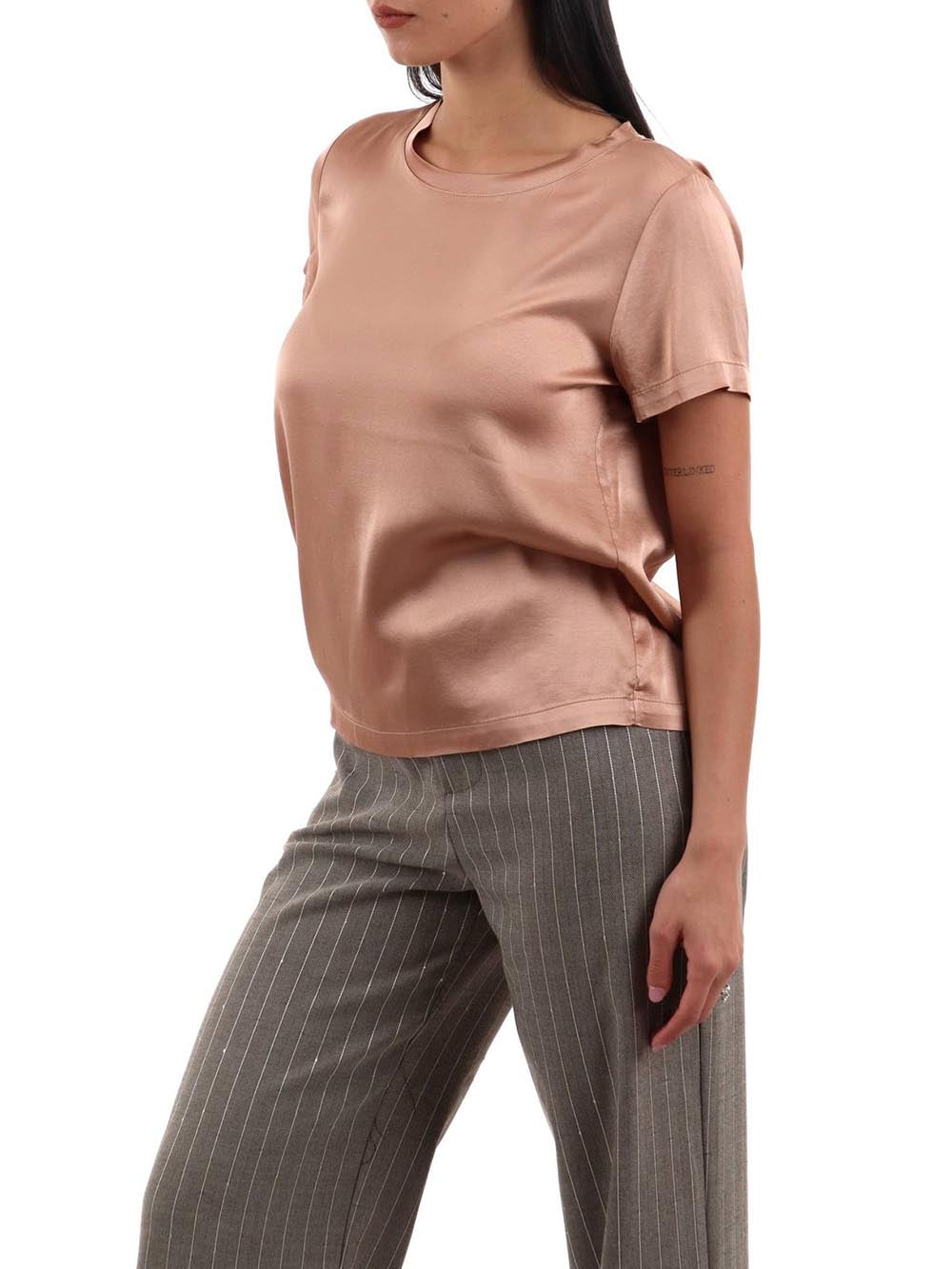 girocollo I AM T-shirt Donna 1951v39 Rosa