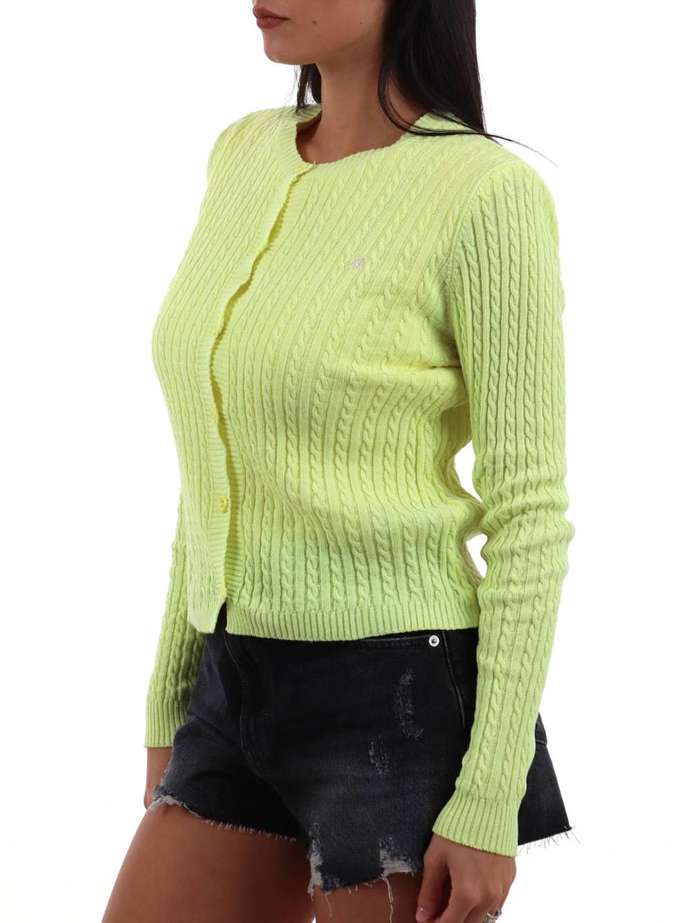 cardigan I AM Maglia Donna 26235 Giallo