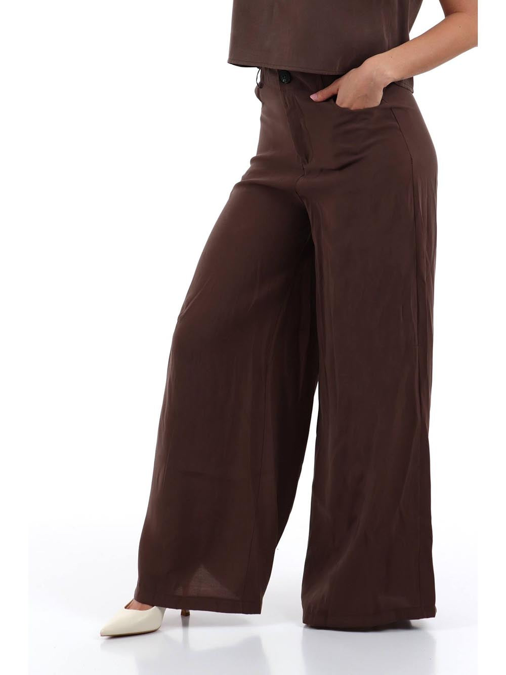 palazzo I AM Pantalone Donna 30901 Caffe'