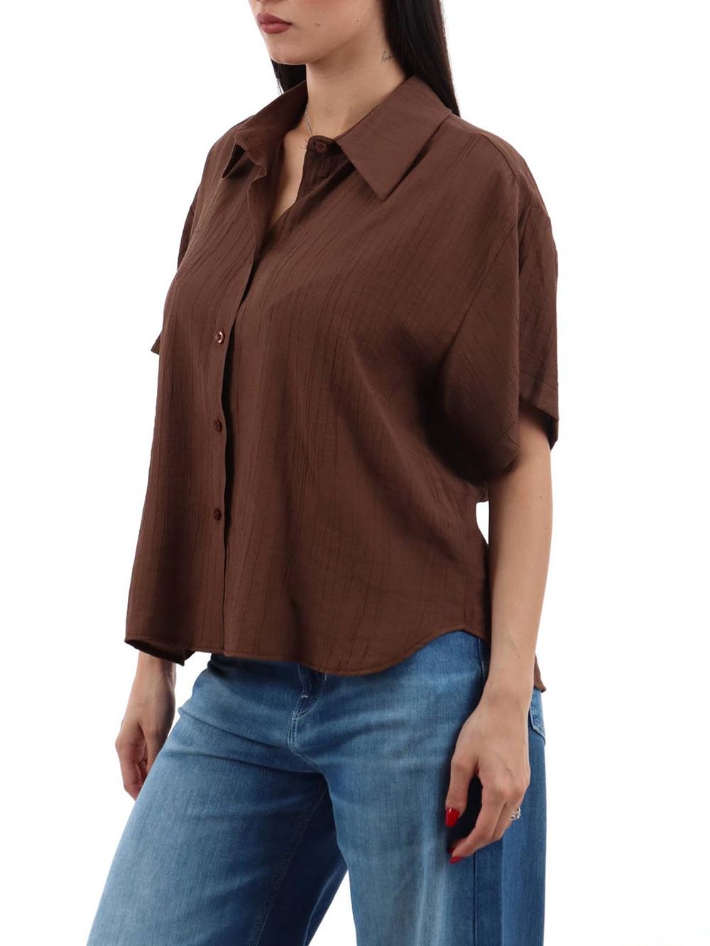 I AM Camicia Donna 53173 Cioccolato