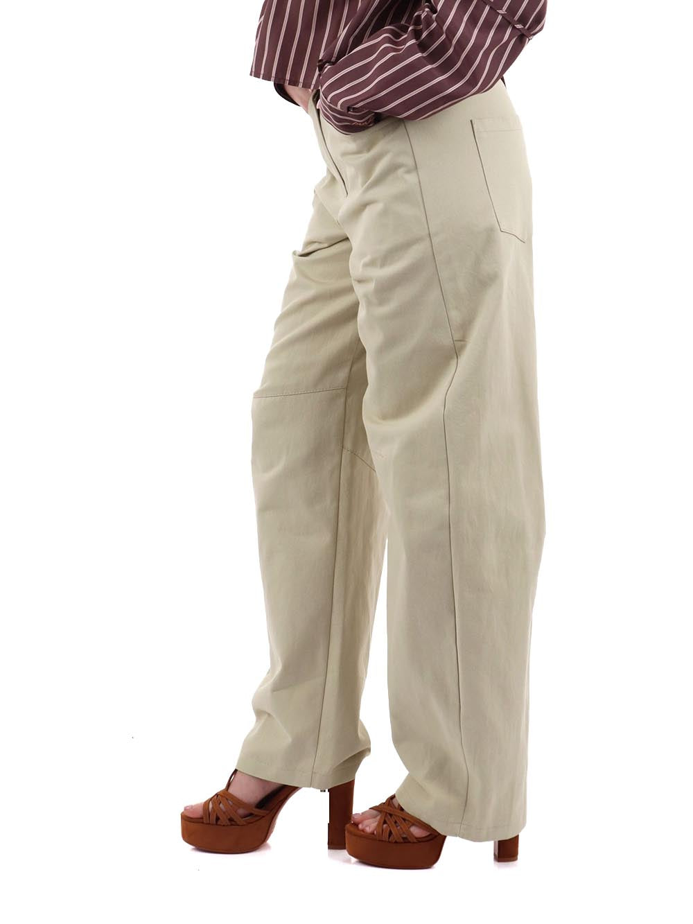 I AM Pantalone Donna Pe26085 Beige