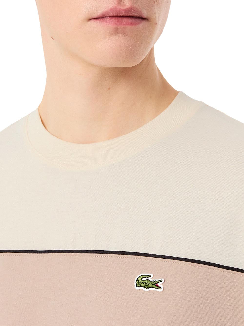 Lacoste T-shirt Uomo Th0896 Beige