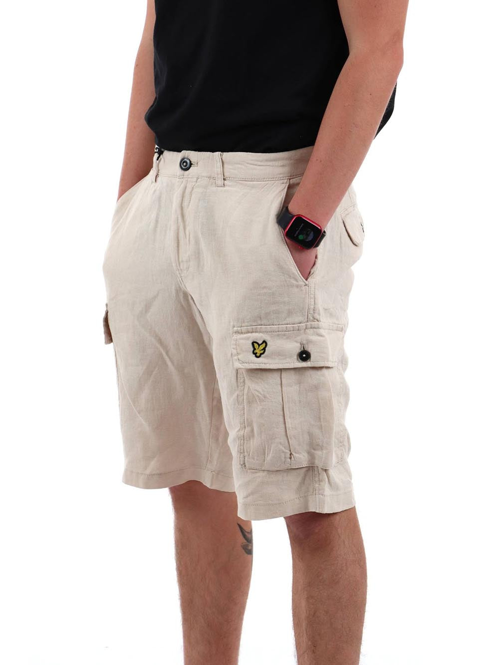 Lyle & Scott Bermuda Uomo Sh1819ita Panna