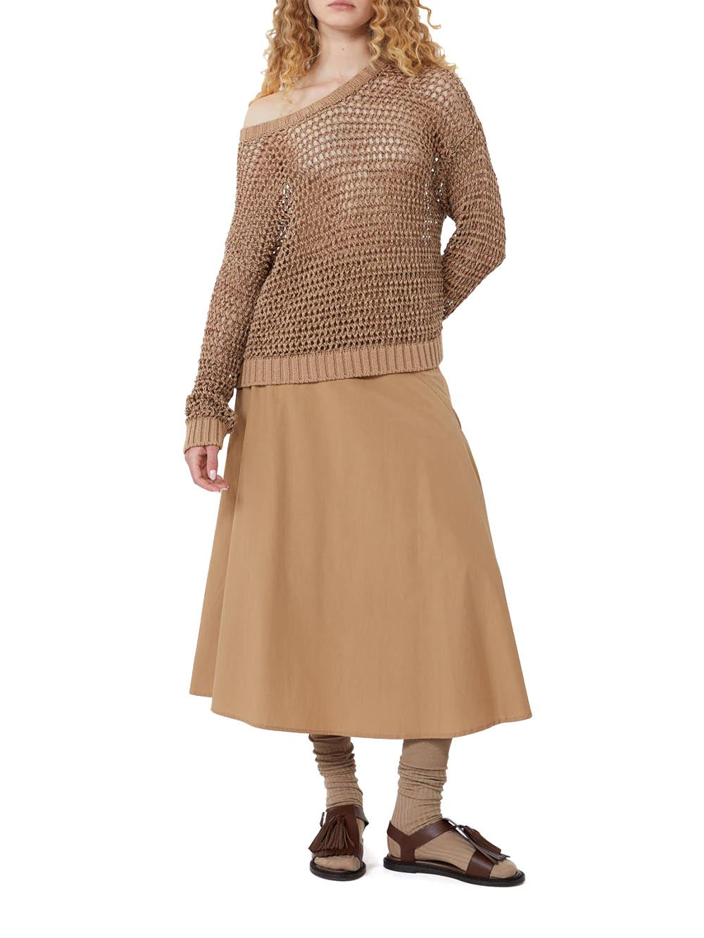 WKDZATTERA Max Mara Weekend Gonna Donna 2615101042 Cammello