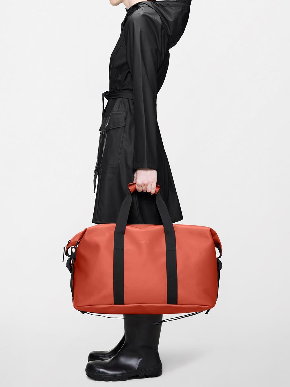HILO WEEKEND BAG W3 Rains Borsone Unisex 14200 Arancione