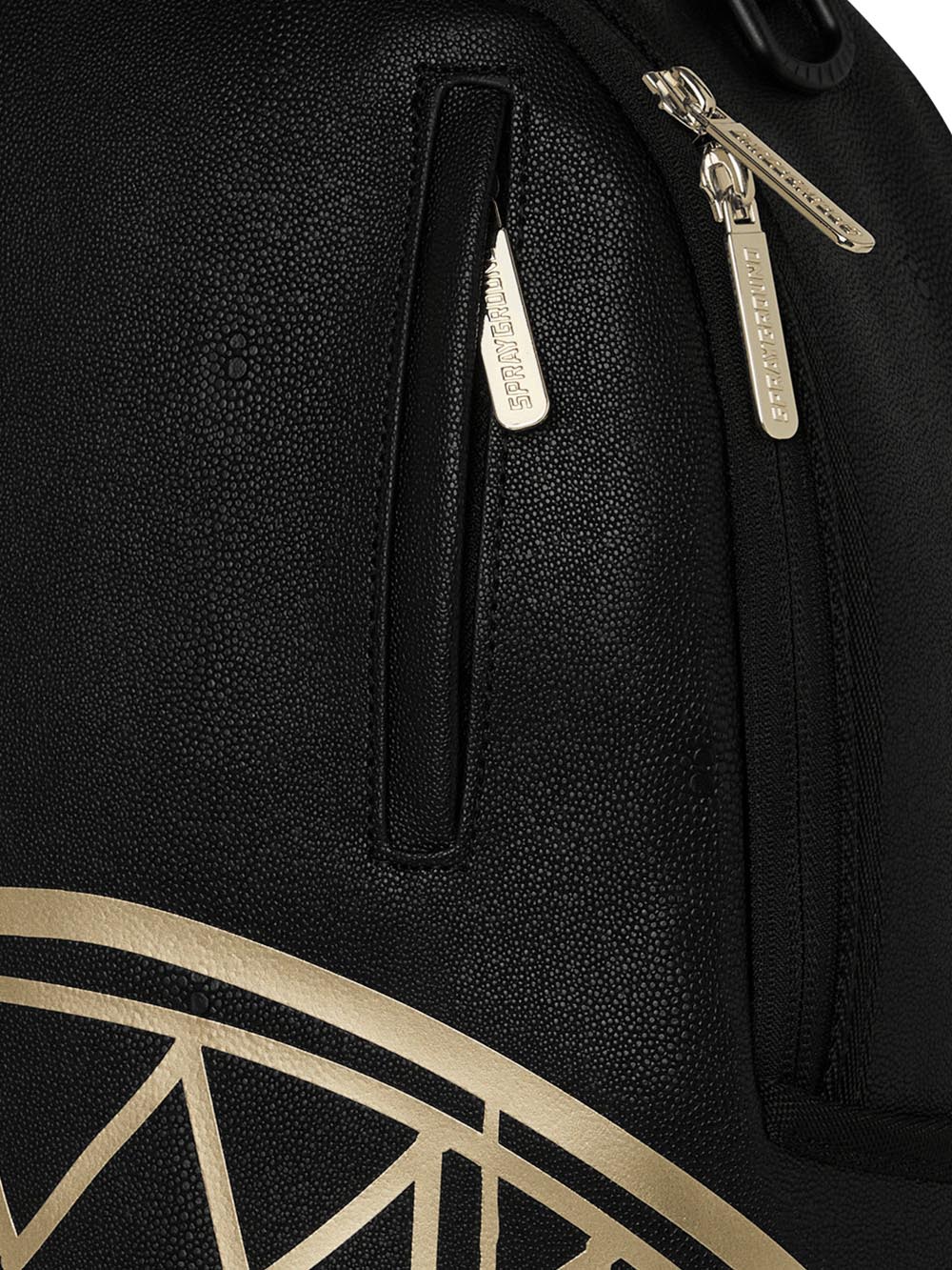 that gold drap backpack Sprayground Zaino Unisex 910b8822nsz Nero oro