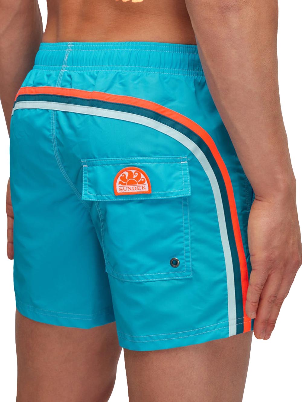 BOARDSHORT Sundek Costume Uomo M504bdta100 Azzurro