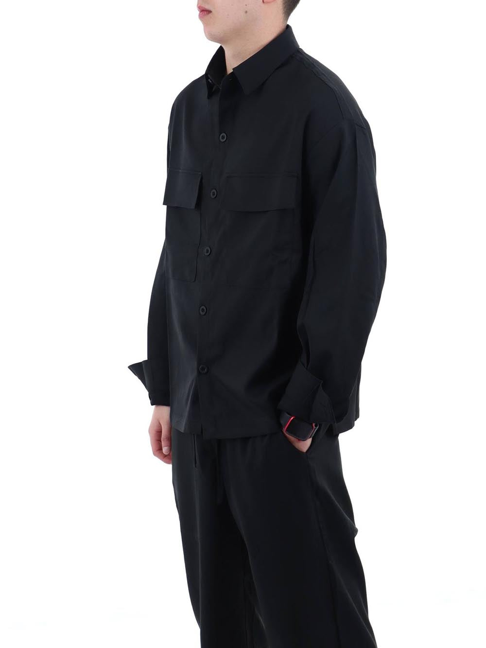 YOS Camicia Uomo 8008 Nero