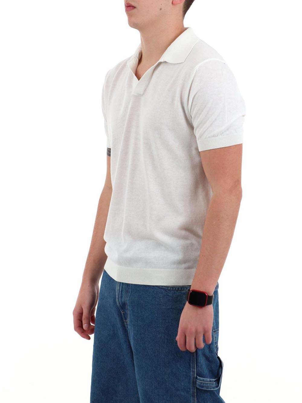 derby m/m YOS Polo Uomo Cc326y Bianco