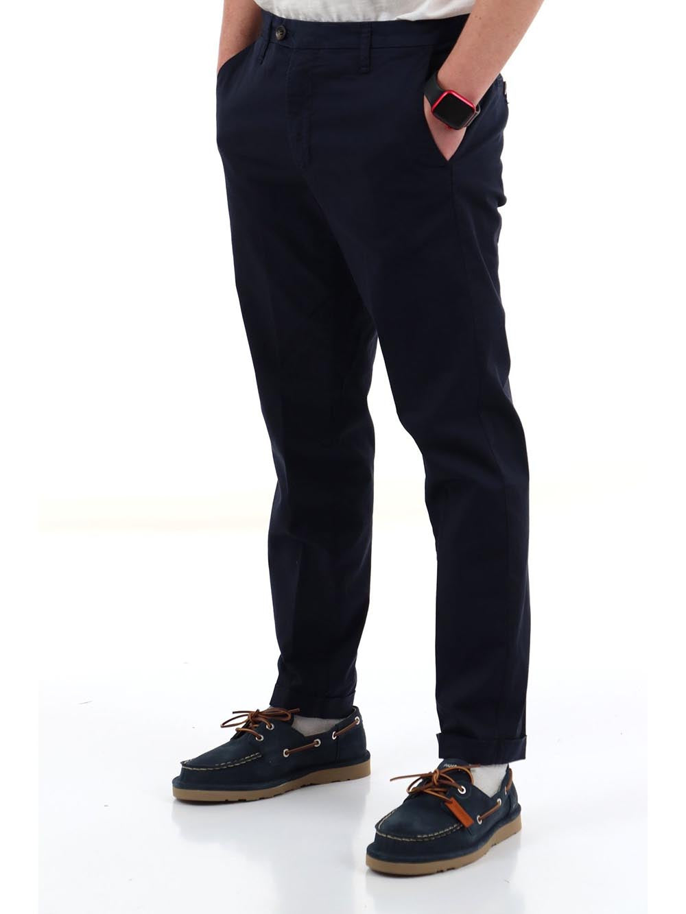 chino YOS Pantalone Uomo Napoli Gold Blu