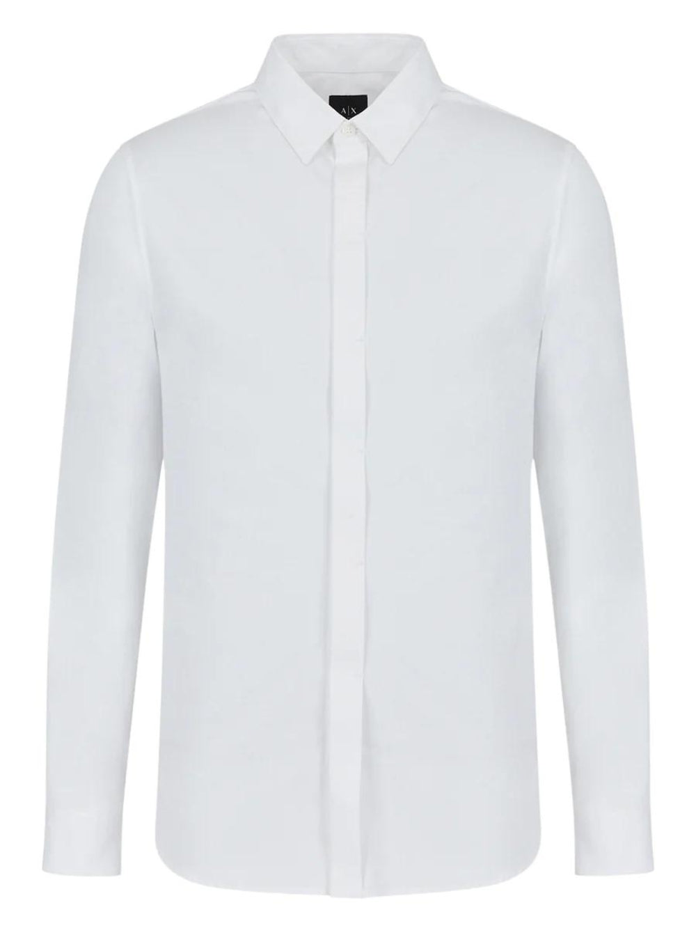 Armani Exchange Camicia Uomo 8nzcbd Zn10z Bianco