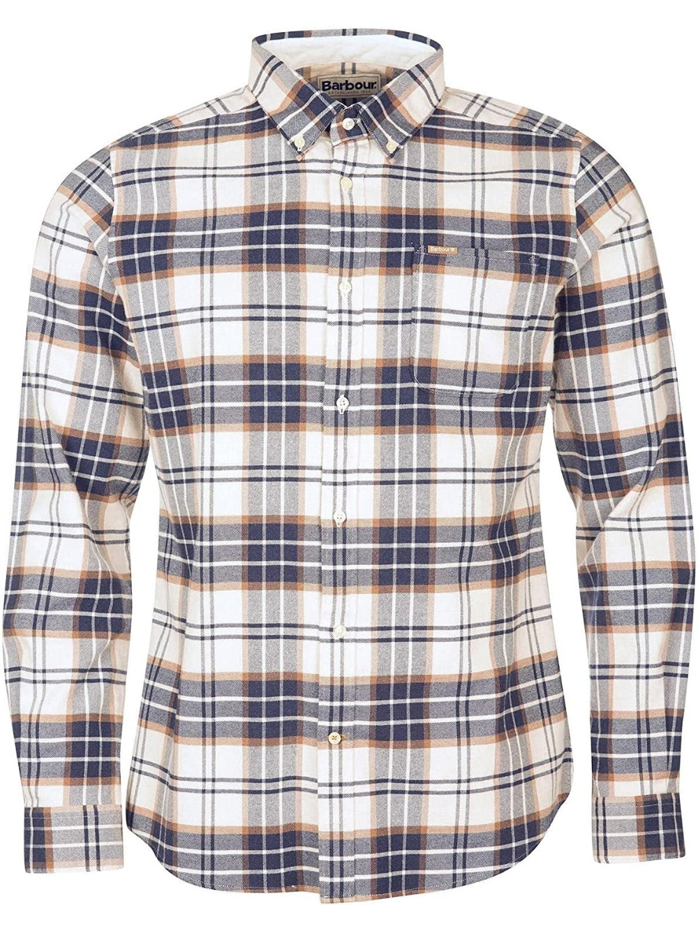 PORTDOWN TAILORED SHIRT Barbour Camicia Uomo Msh5035 Beige/blu