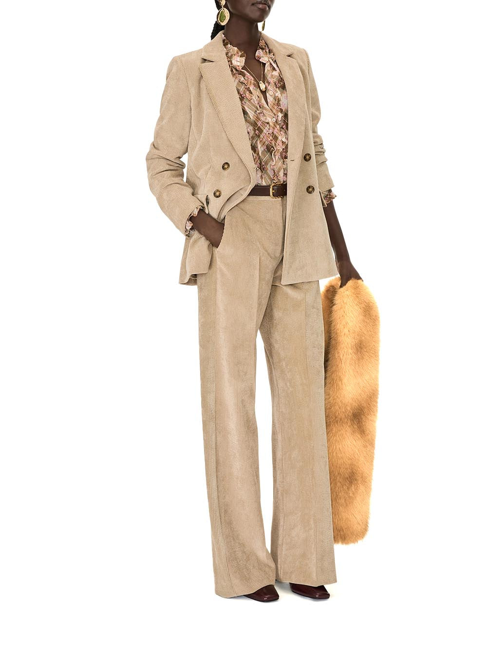 IBLFANFARA I blues Pantalone Donna 26271360122 Beige