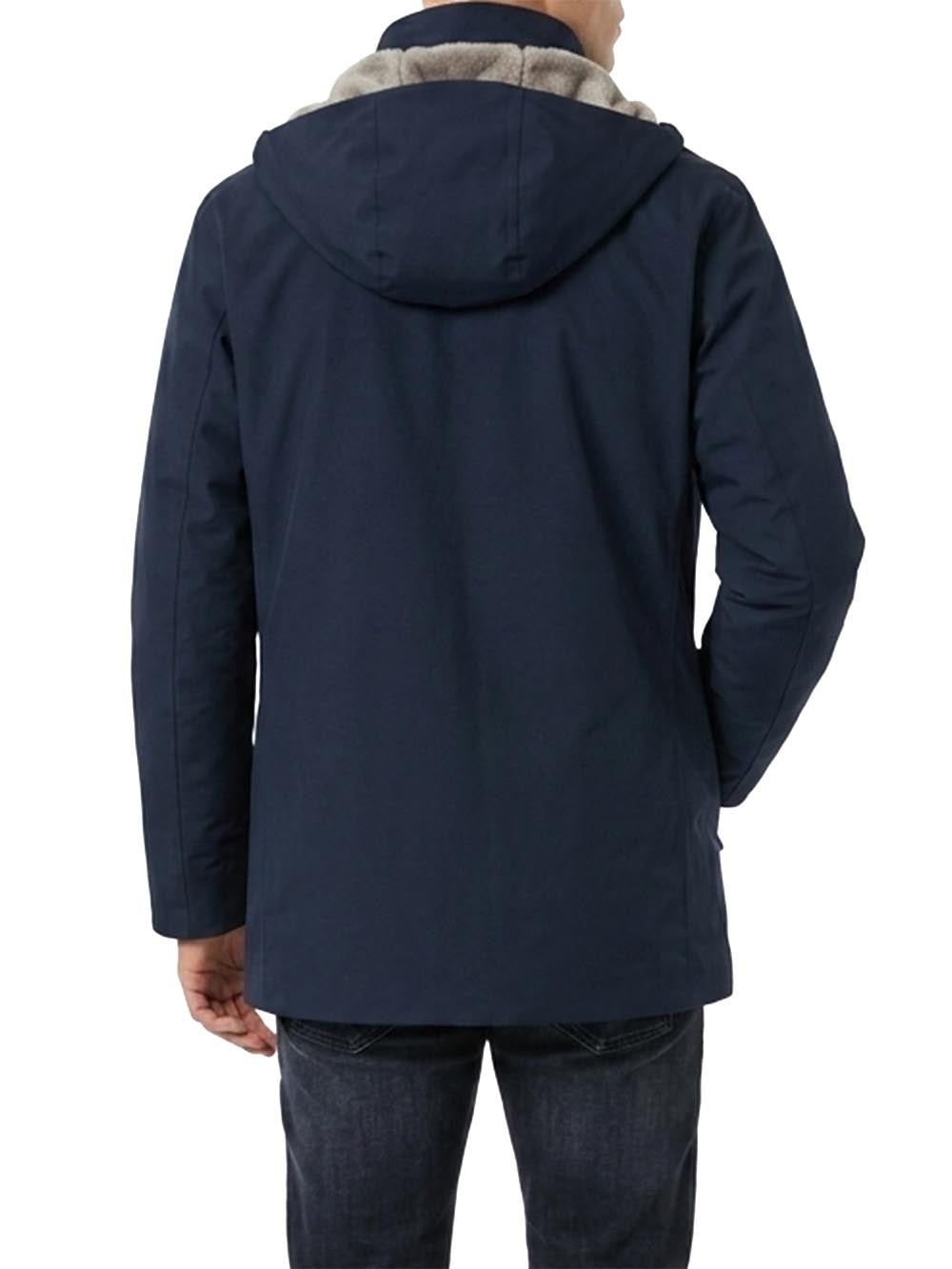 SOPHIE TWILL SOFT BEAVER K-Way Giubbino Donna K8144cw Blu/grigio