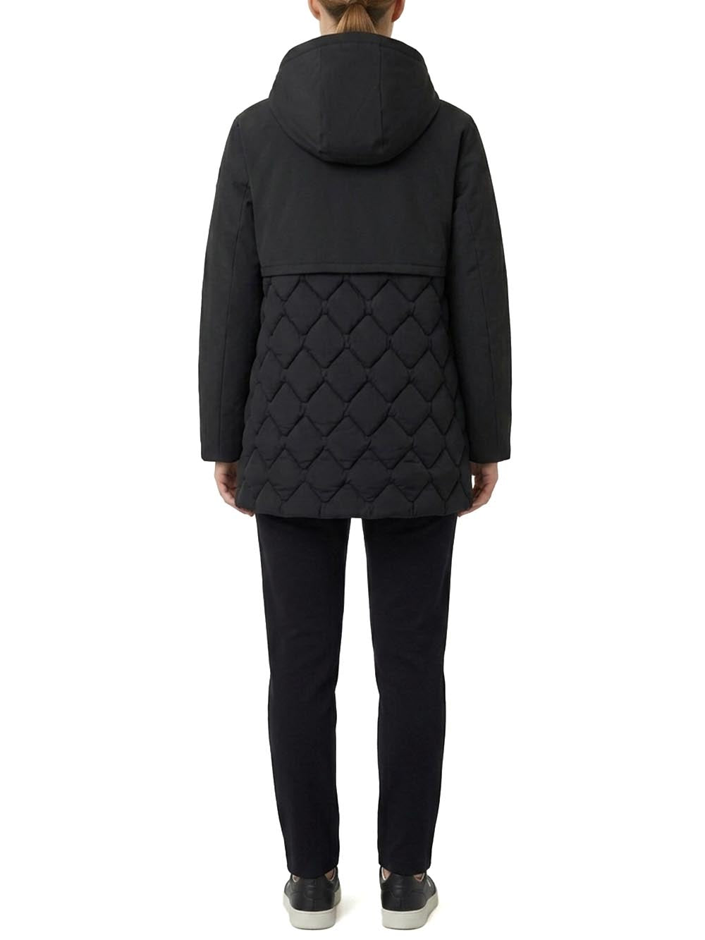 SIPHANE HYBRID WARM SHELL K-Way Giubbino Donna K8161dw Nero